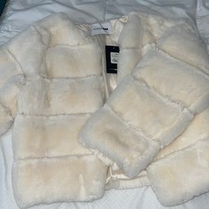 Faux fur coat